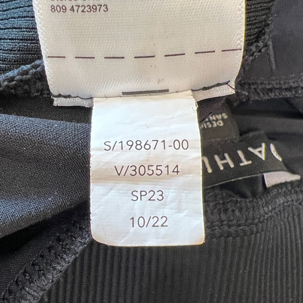 Athleta Brooklyn Ankle Pant Black Featherweight Stretch Size 14 - Picture 16 of 16